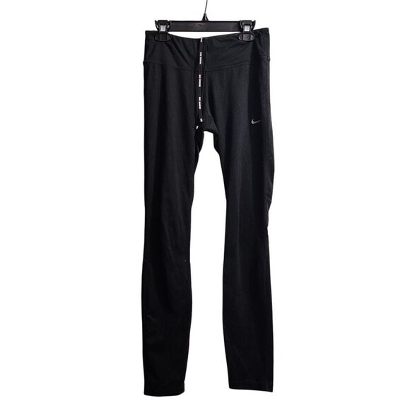 Nike Dri-FIT Black Athletic Leggings‎ Performance Workout Running Pants Size S - Picture 1 of 8